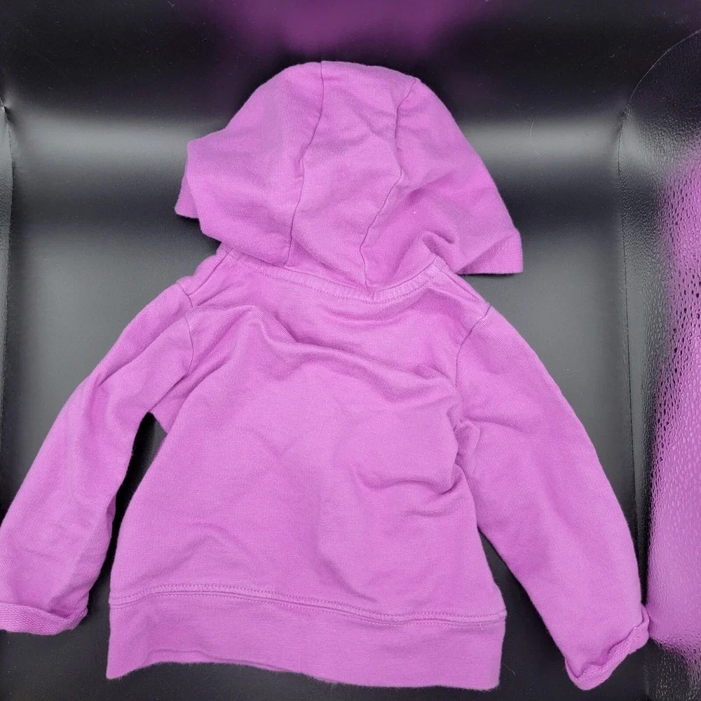 Baby's Hoodie Jacket by Carter's Purple in Color Size 6M